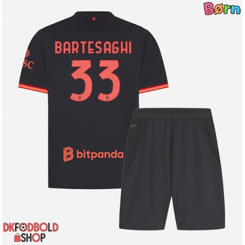 AC Milan Davide Bartesaghi #33 Tredje trøje Børn 2026-27 Kort ærmer (+ korte bukser)